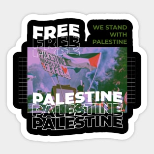 Free Palestine //  SUPPORT PALESTINE Sticker